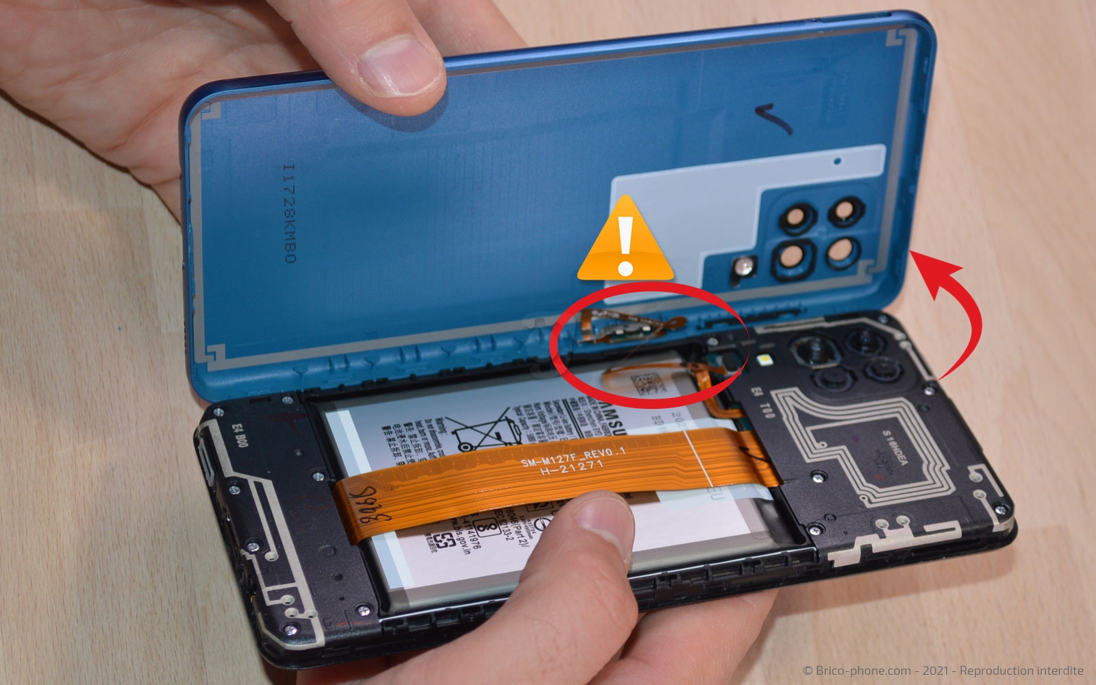 Changement du connecteur de charge sur Galaxy A12 / A12 Nacho photo 3