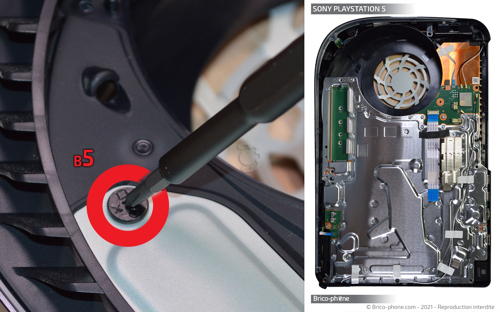 Changement du bloc d'alimentation sur Playstation 5 photo 1