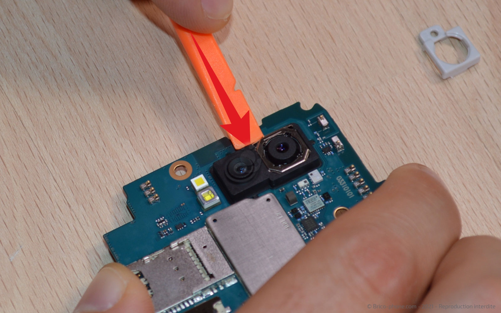 Démontage complet sur Galaxy Xcover Pro photo 2