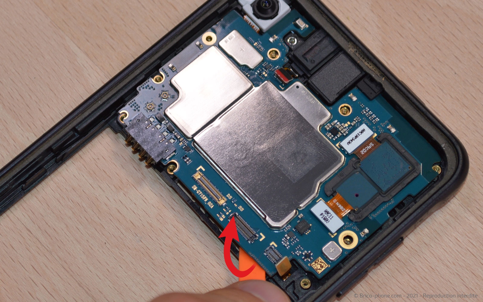 Démontage complet sur Galaxy Xcover Pro photo 1