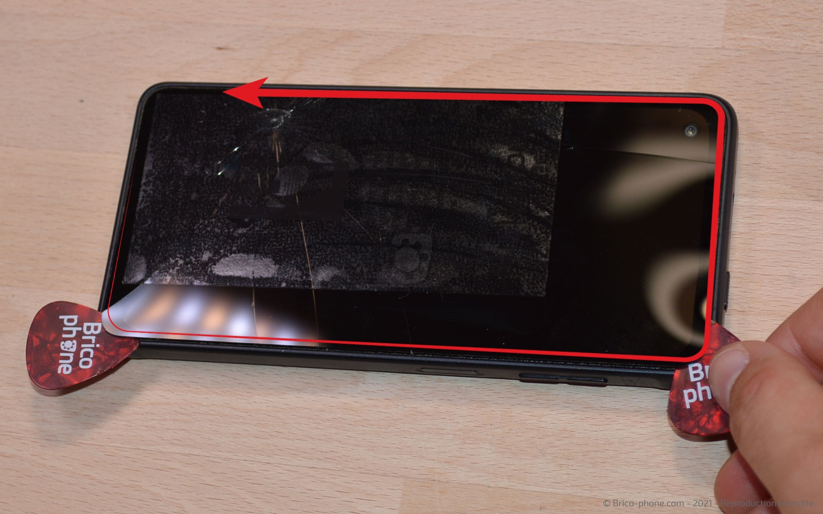 Changement de l'écran (vitre + LCD) sur Galaxy Xcover Pro photo 3