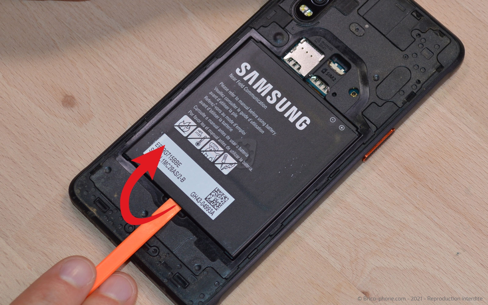 Changement du connecteur de charge sur Galaxy Xcover Pro photo 3