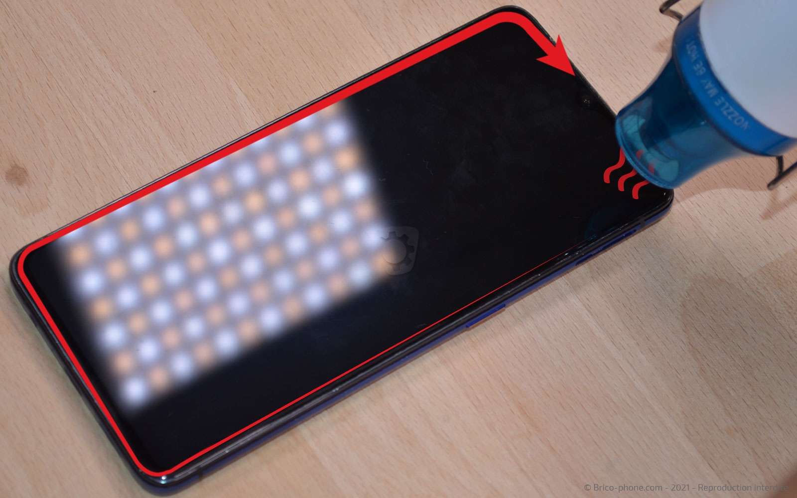 Changement de l'écran sur Realme X2 Pro photo 2