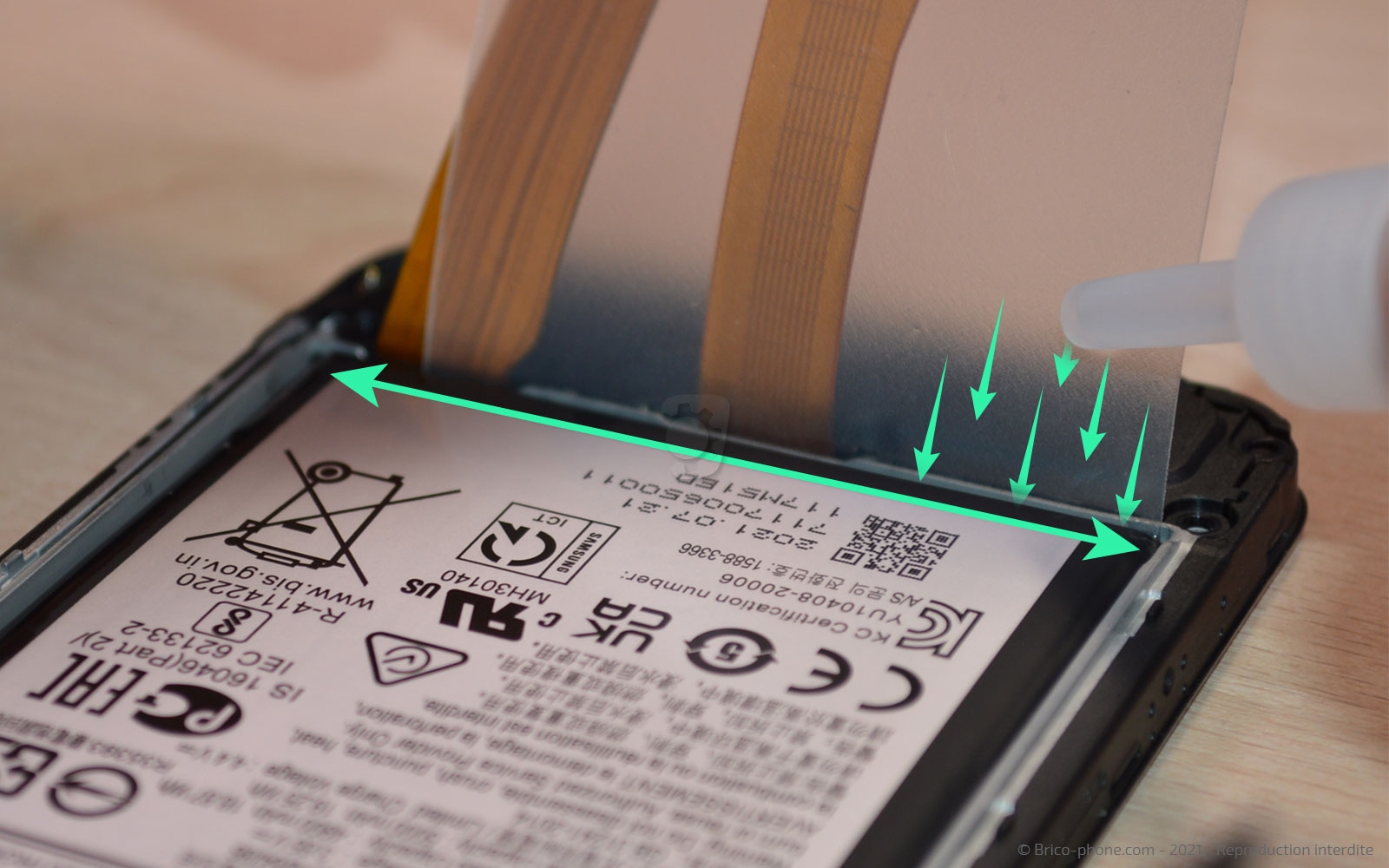 Démontage complet sur Galaxy A22 (5G) photo 2