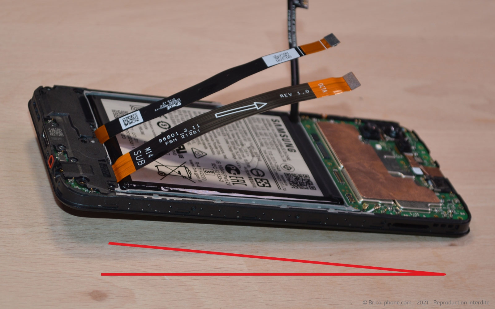 Démontage complet sur Galaxy A22 (5G) photo 4