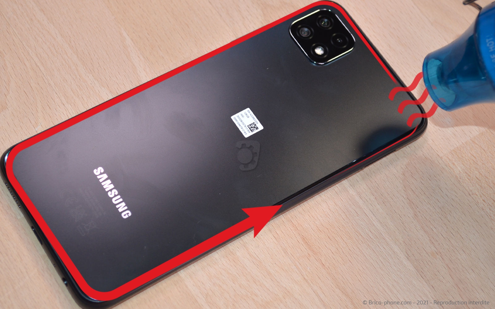 Démontage complet sur Galaxy A22 (5G) photo 2