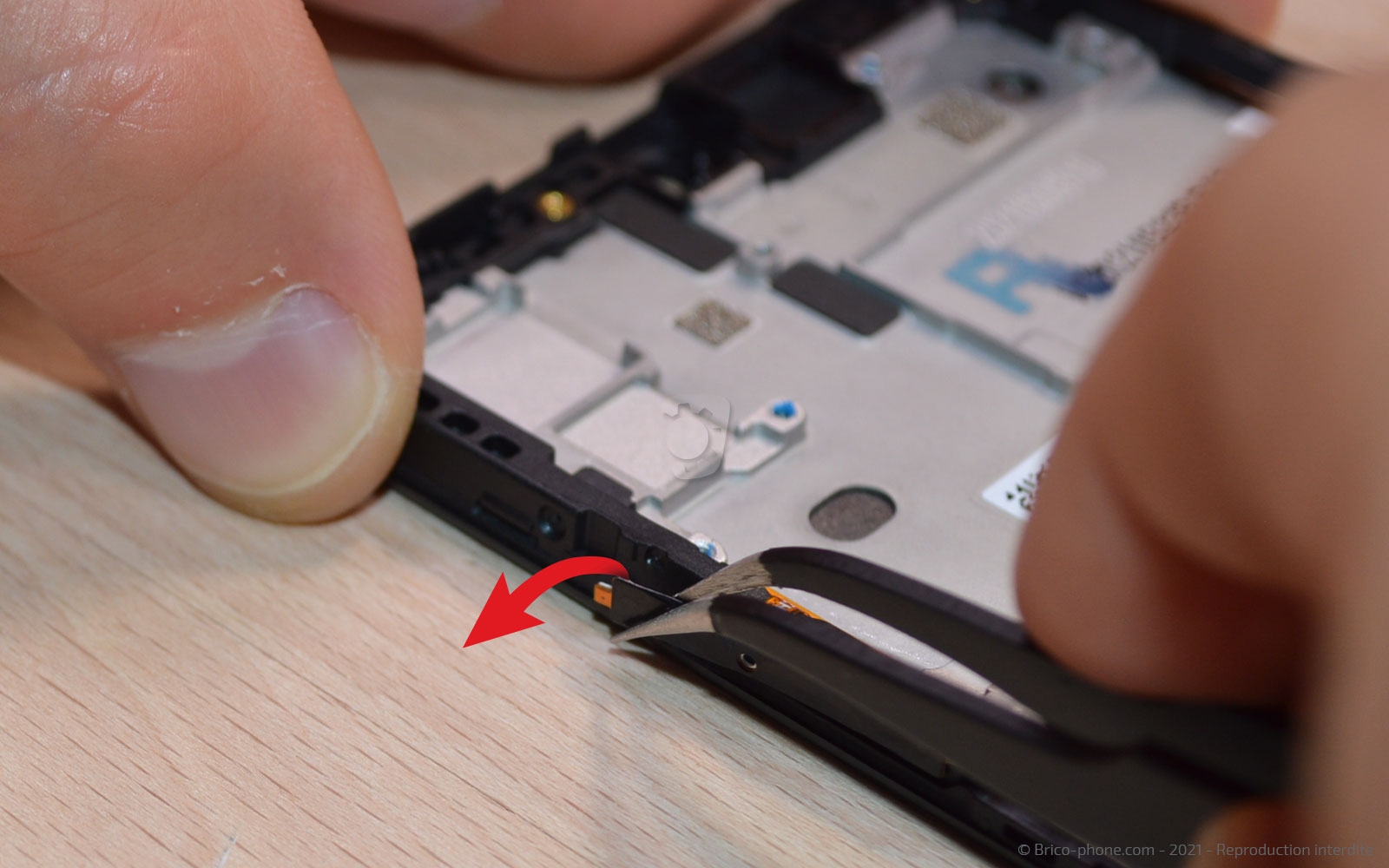 Changement du bloc écran sur Galaxy A22 (5G) photo 2