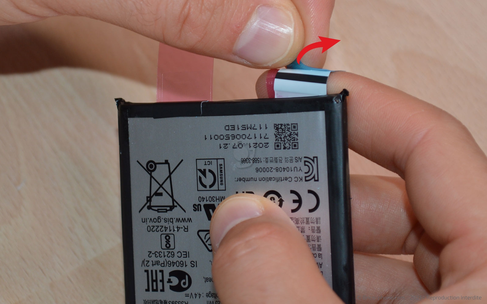 Changement de batterie sur Galaxy A22 (5G) photo 1