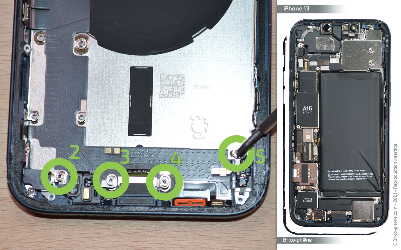 Guide de réparation sur iPhone 13 photo 1