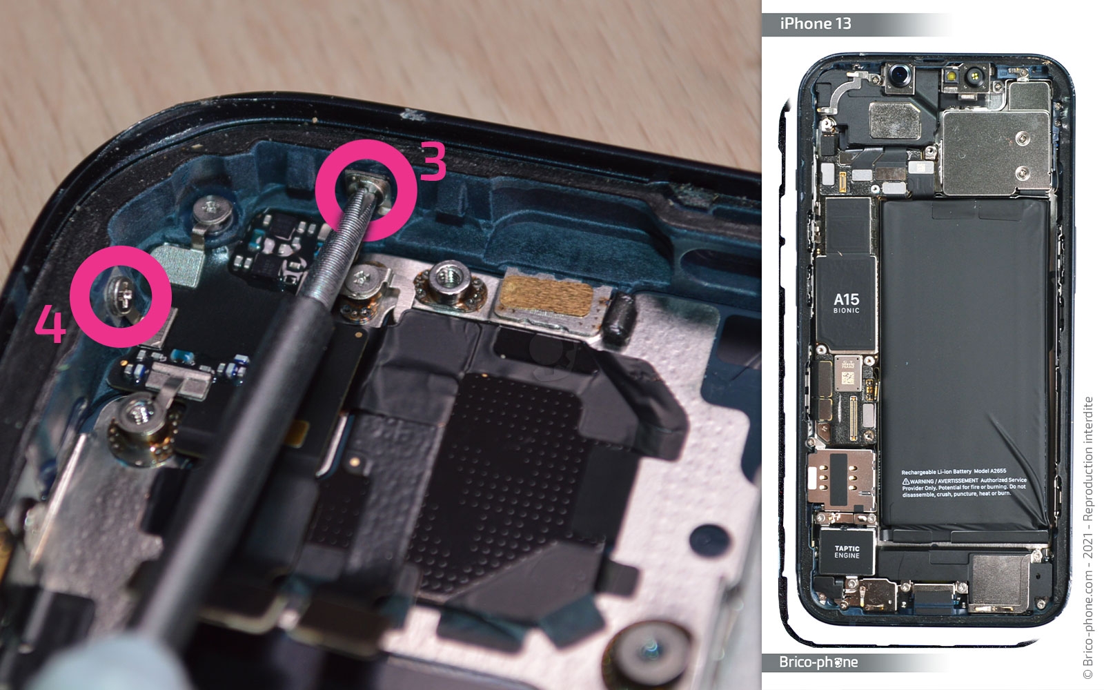 Guide de réparation sur iPhone 13 photo 2