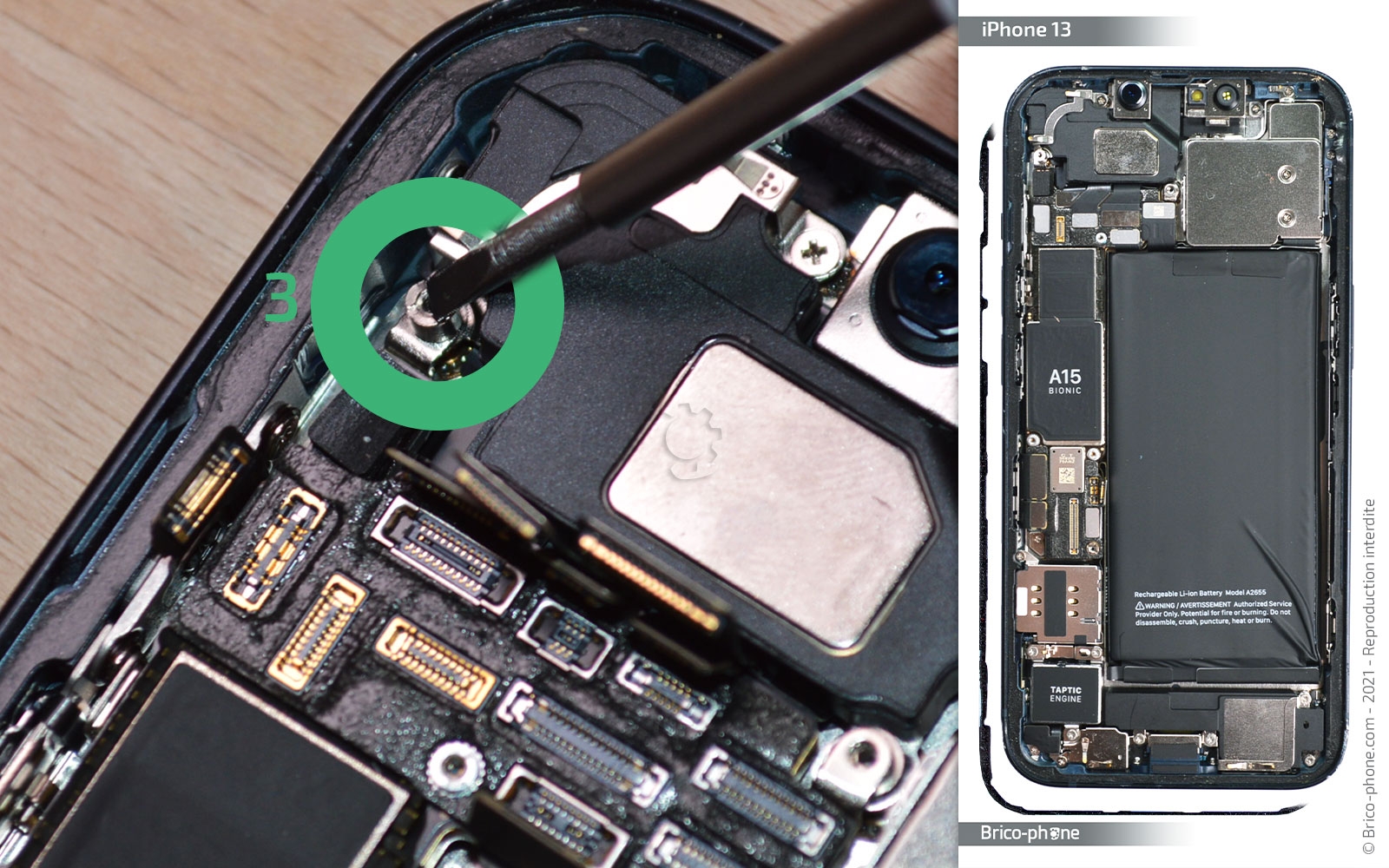 Guide de réparation sur iPhone 13 photo 1