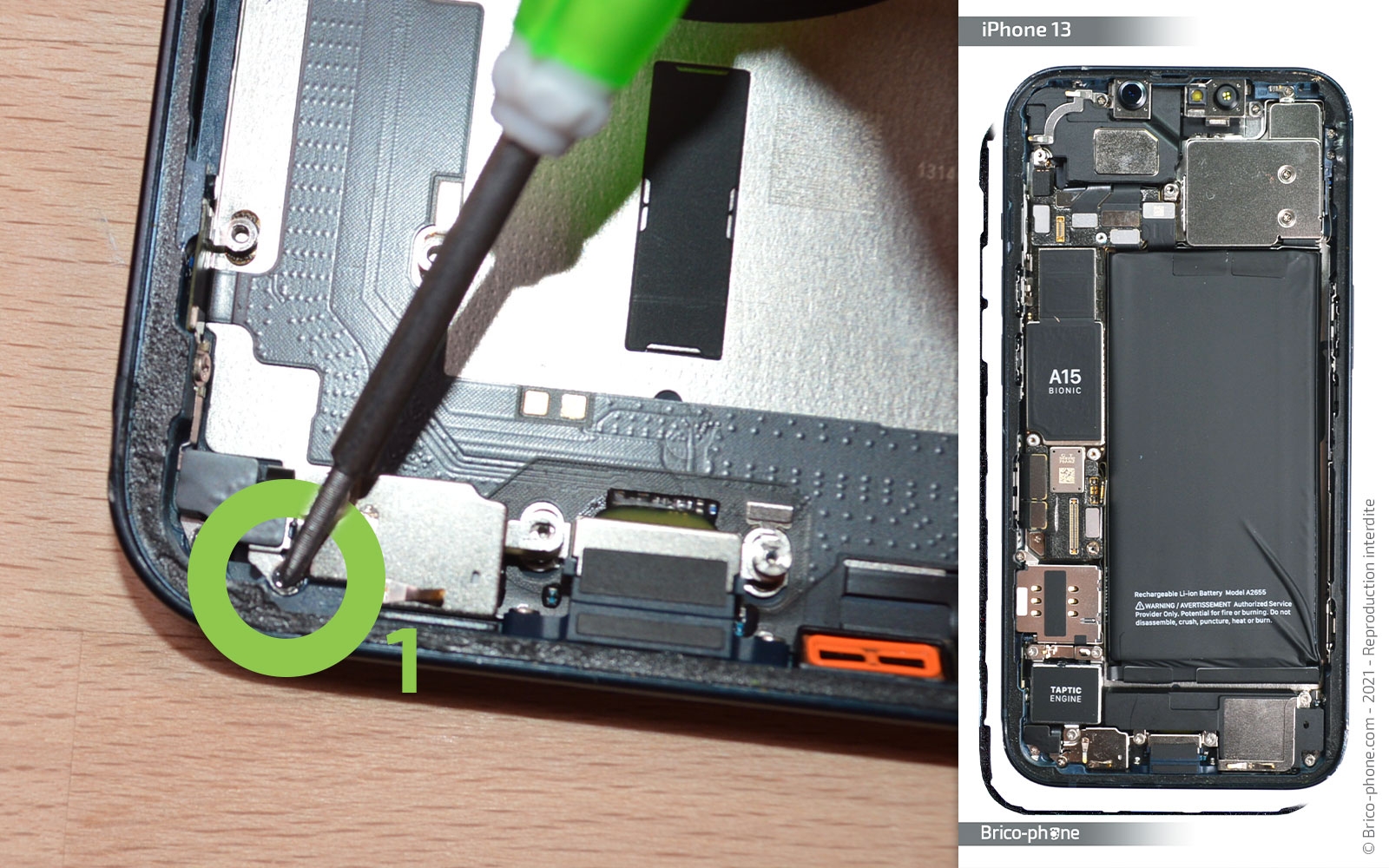 Guide de réparation sur iPhone 13 photo 1