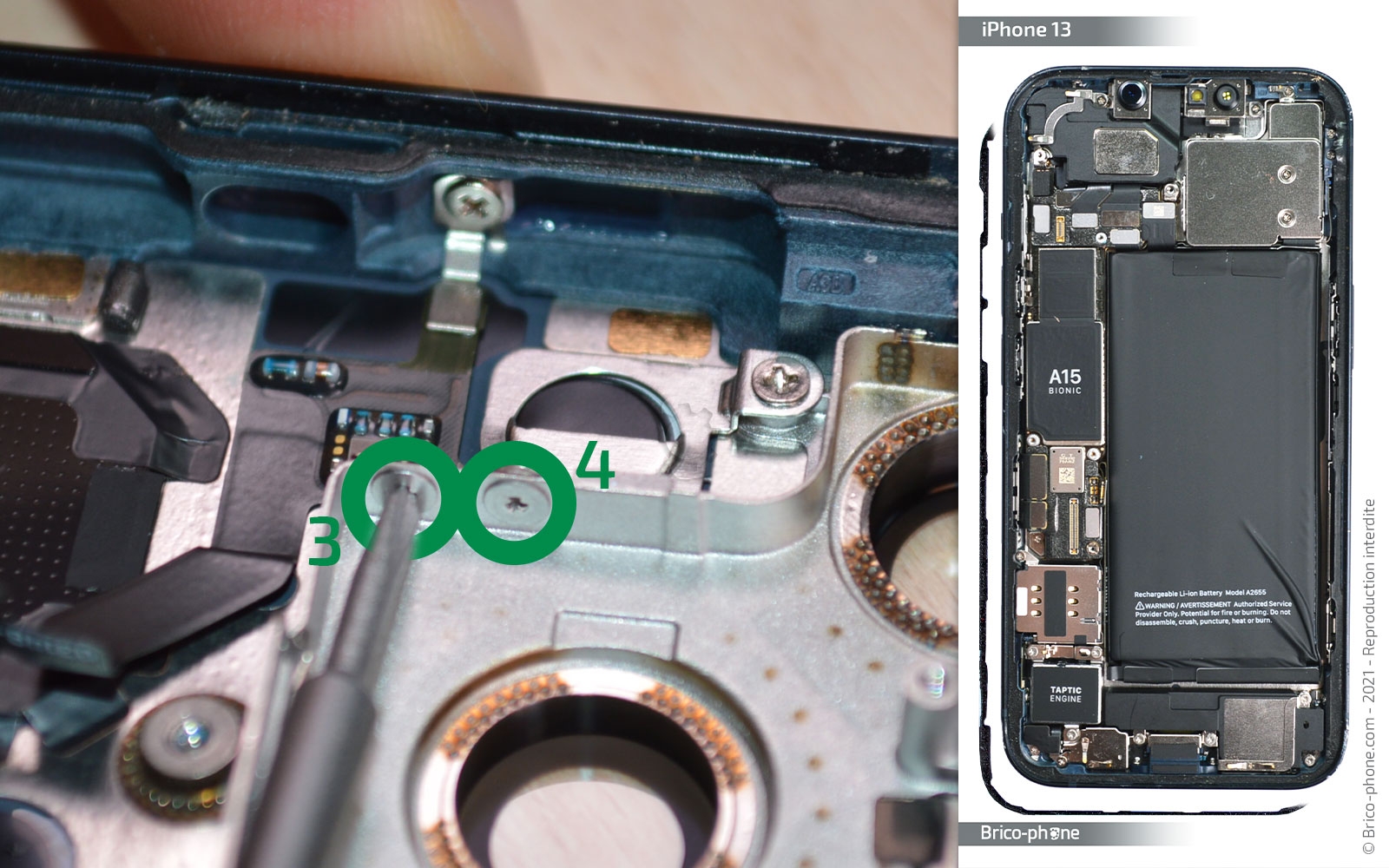 Guide de réparation sur iPhone 13 photo 2