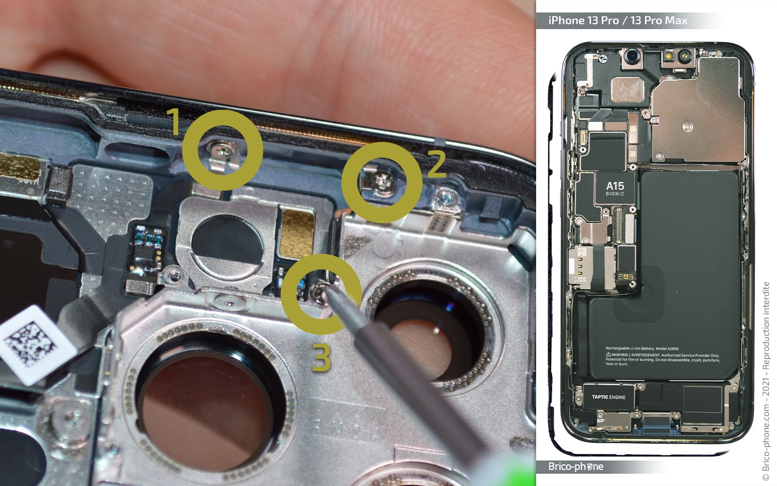 Guide de réparation sur iPhone 13 Pro photo 1