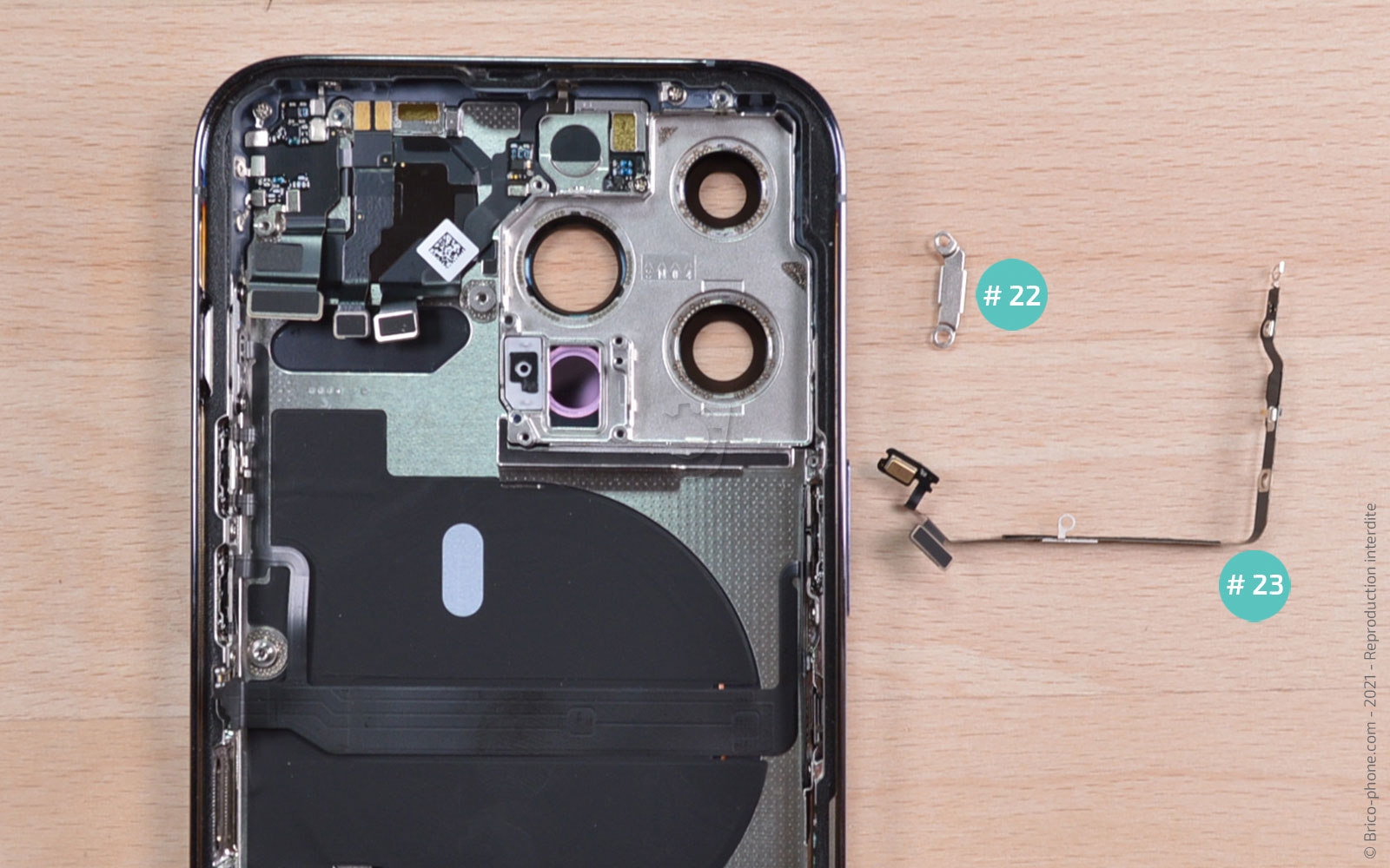 Guide de réparation sur iPhone 13 Pro photo 4