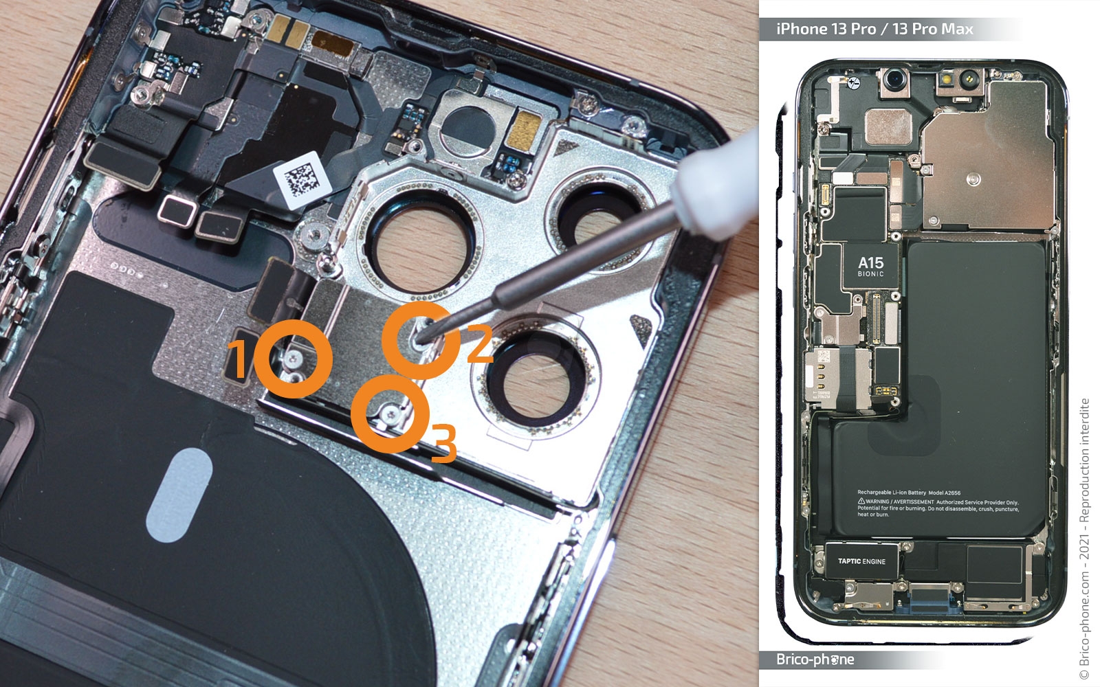 Guide de réparation sur iPhone 13 Pro photo 1