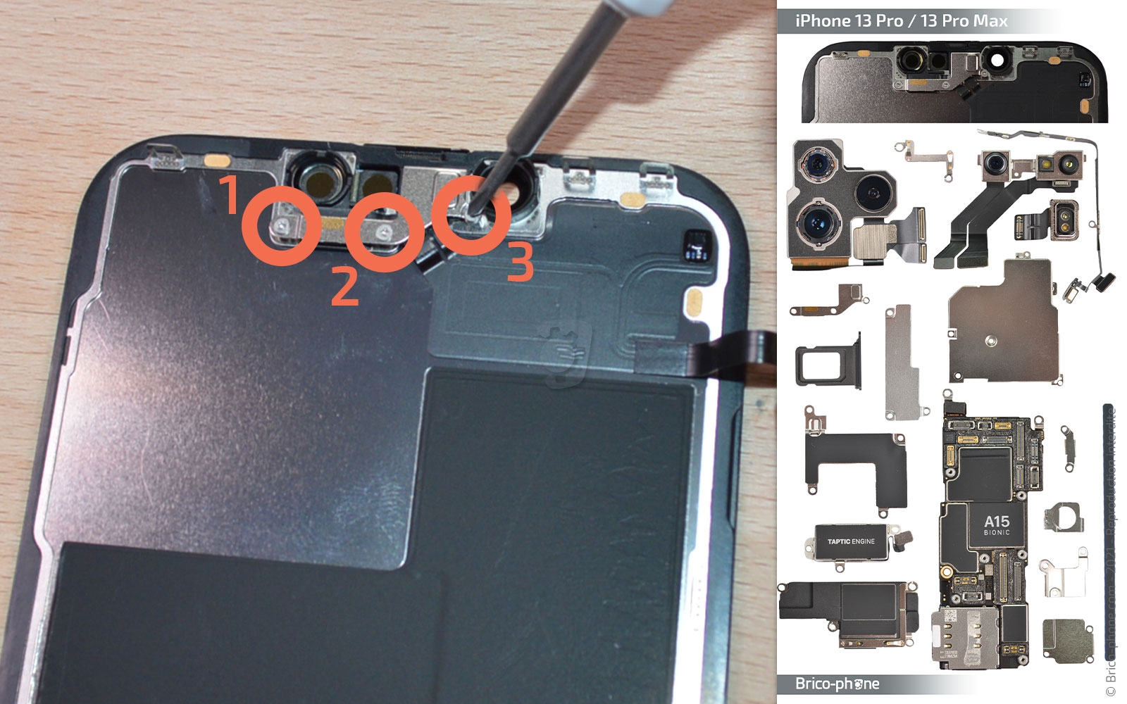 Guide de réparation sur iPhone 13 Pro photo 1