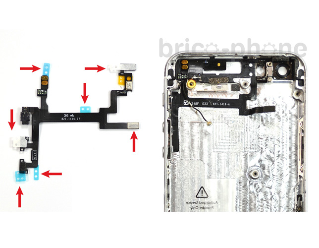 Changement de coque arrière sur iPhone 5 photo 1