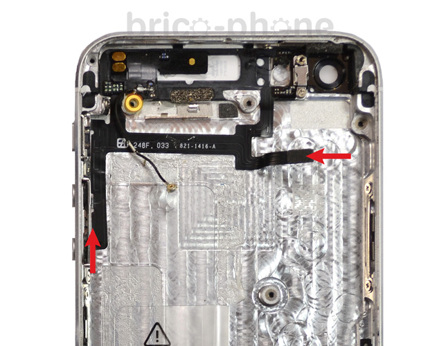 Changement de coque arrière sur iPhone 5 photo 1