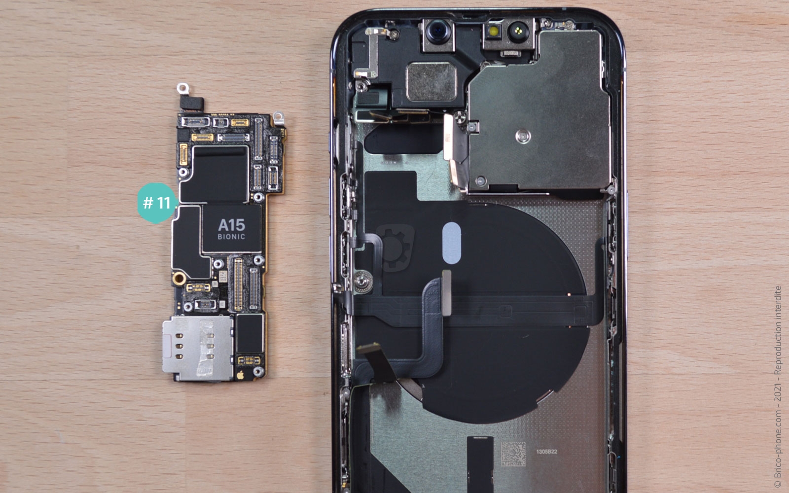 Changement du connecteur de charge sur iPhone 13 Pro photo 3