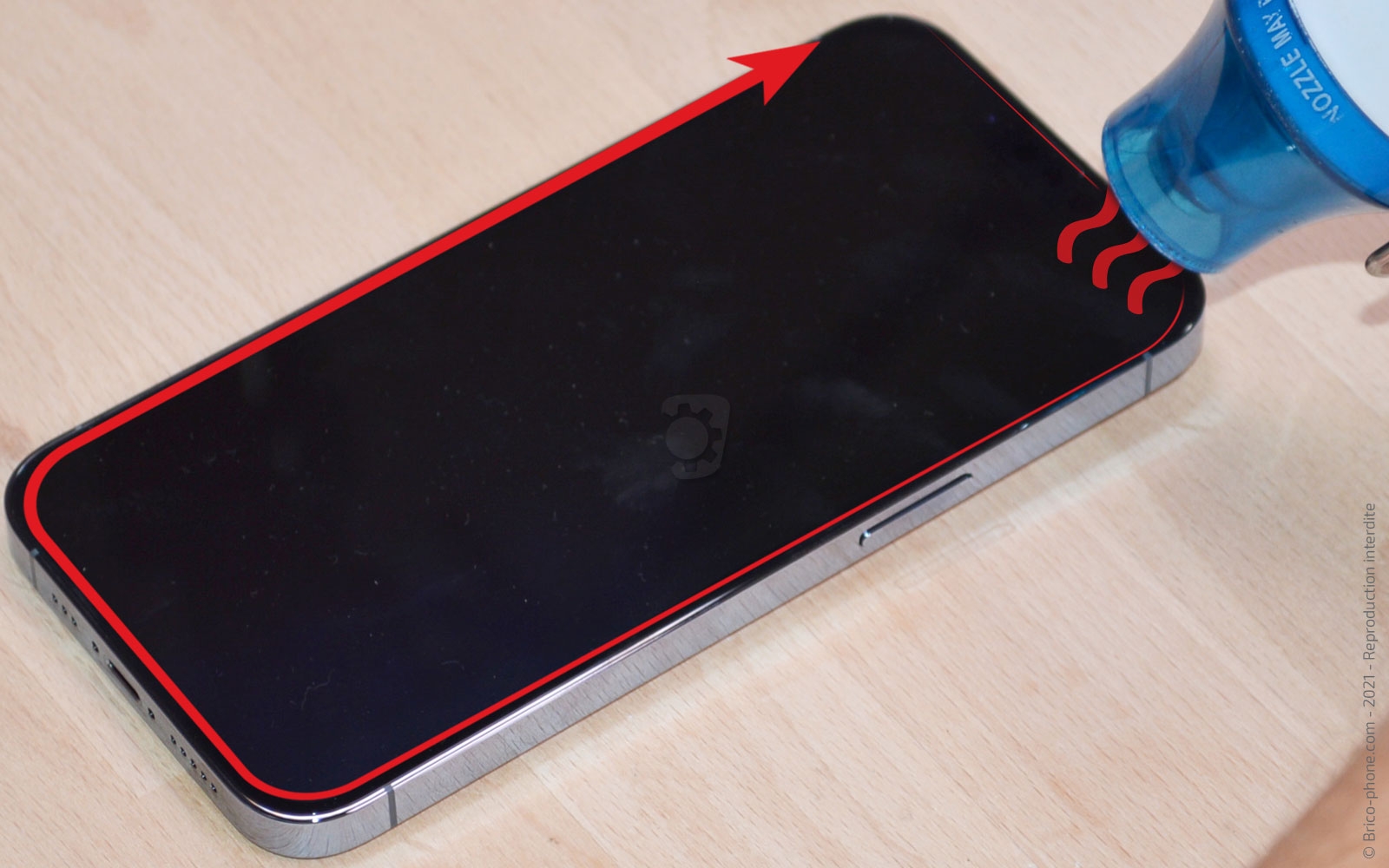 Changement du haut-parleur externe sur iPhone 13 Pro photo 2