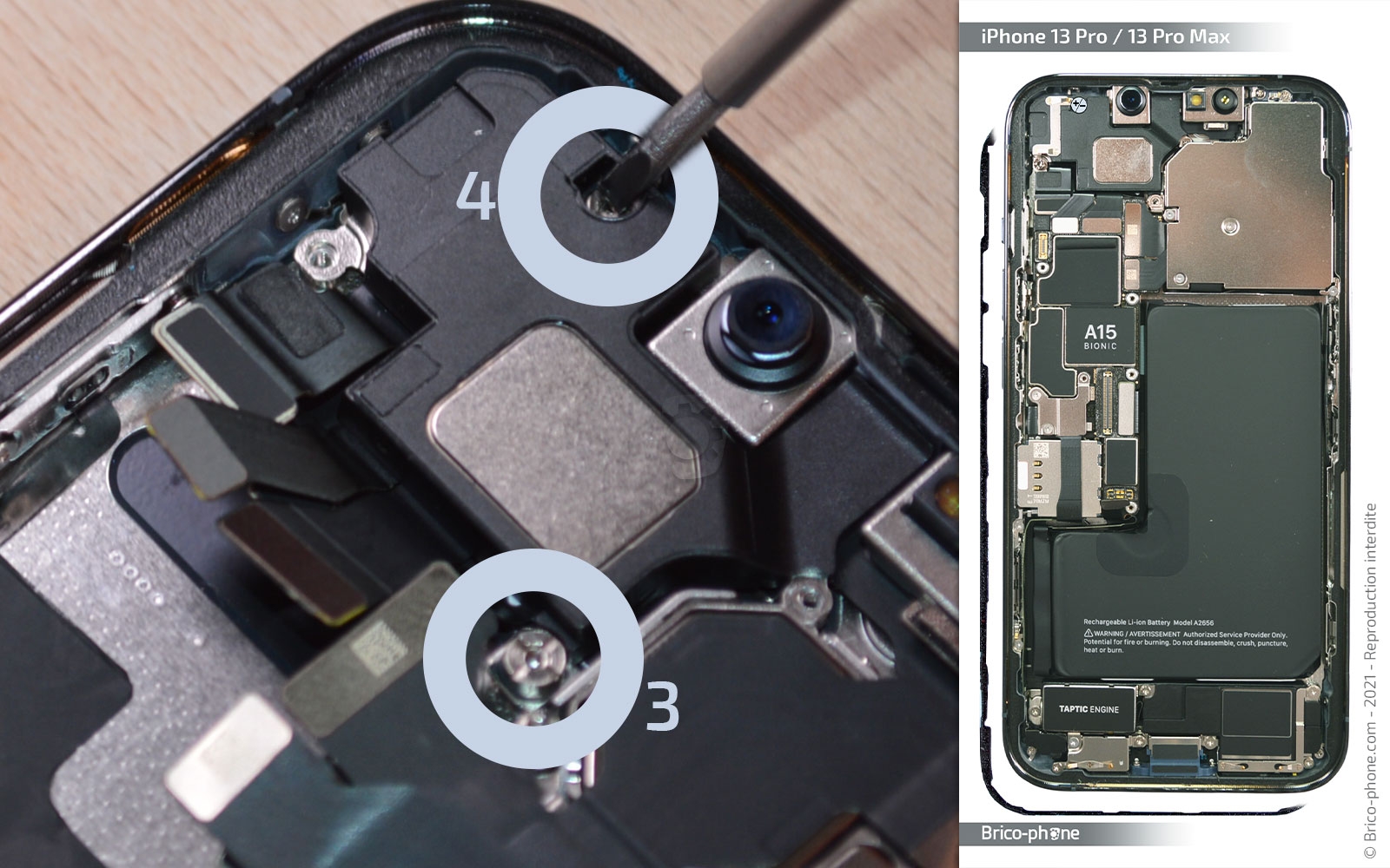 Module Écouteur Pour IPhone 13 - Pièce De Rechange Neuf - Noir - Compatible Apple - Fabriqué En Chine