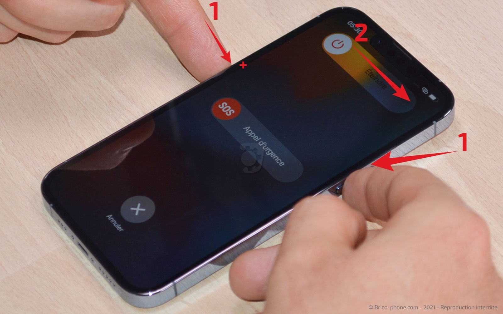 Changement du buzzer (HP interne) sur iPhone 13 Pro photo 1