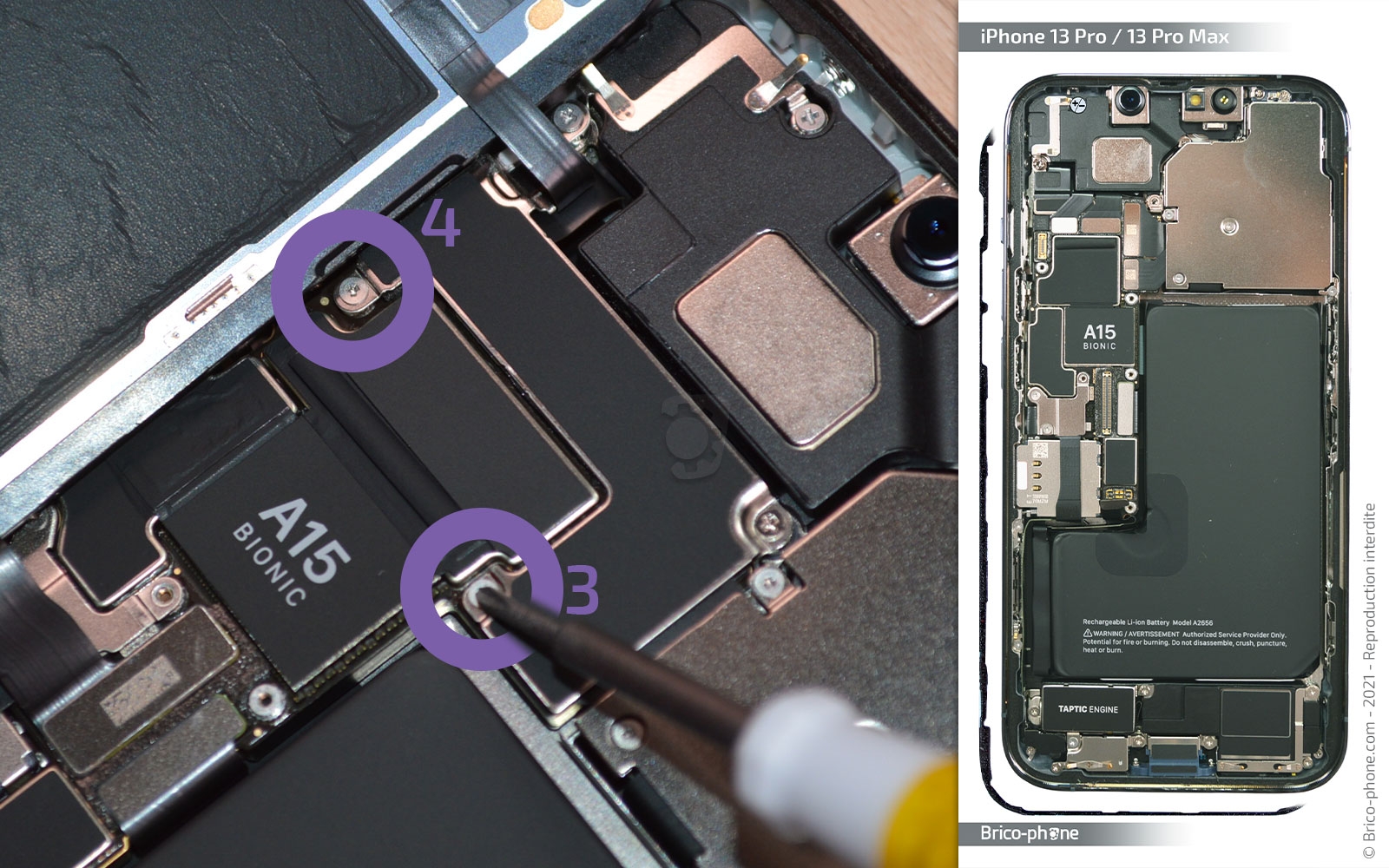 Comment changer le haut-parleur externe sur iPhone 13 Pro Max photo 1