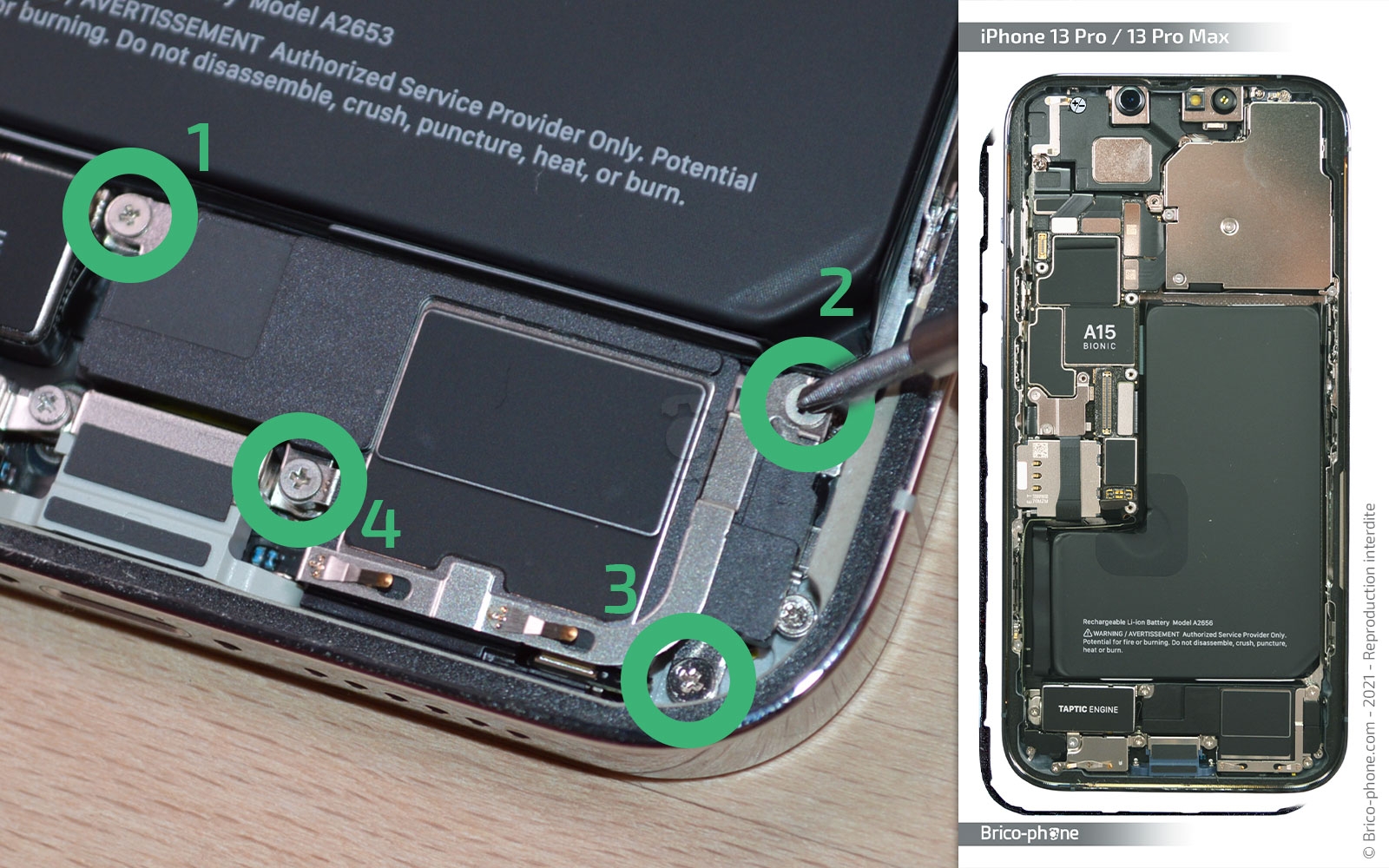 Comment changer le haut-parleur externe sur iPhone 13 Pro Max photo 1