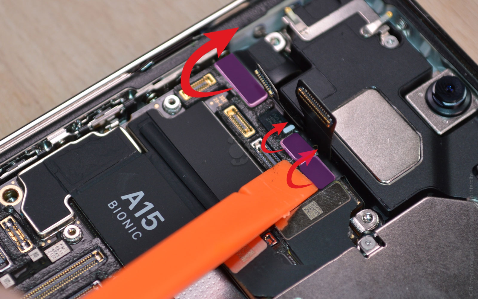 Comment changer le buzzer (HP interne) sur iPhone 13 Pro Max photo 3