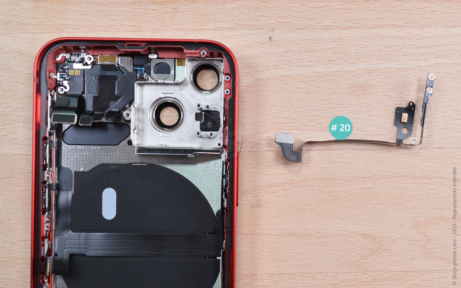 Démontage complet sur iPhone 13 Mini photo 4