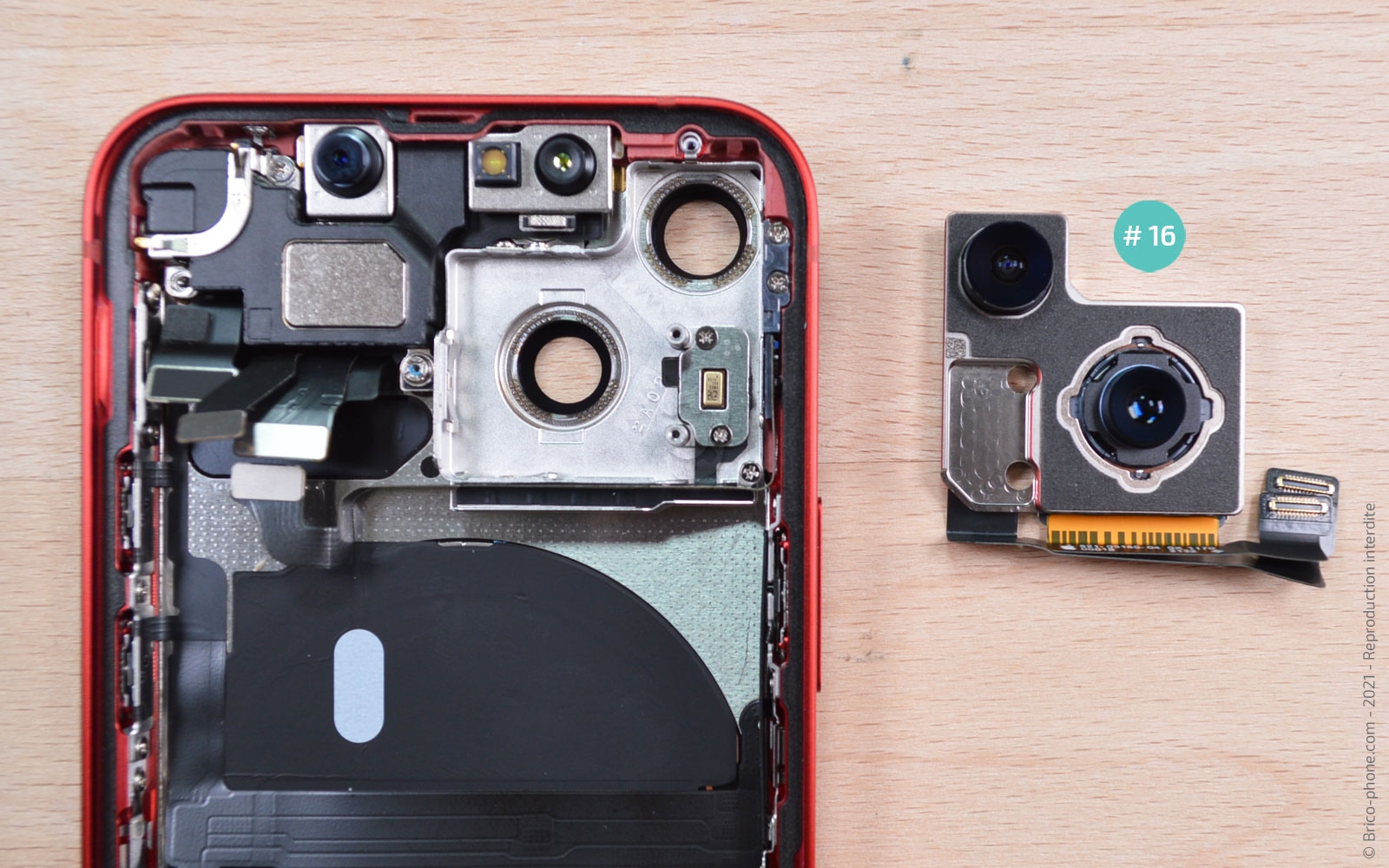 Démontage complet sur iPhone 13 Mini photo 4