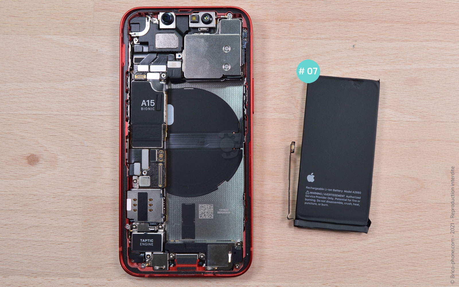 Démontage complet sur iPhone 13 Mini photo 2