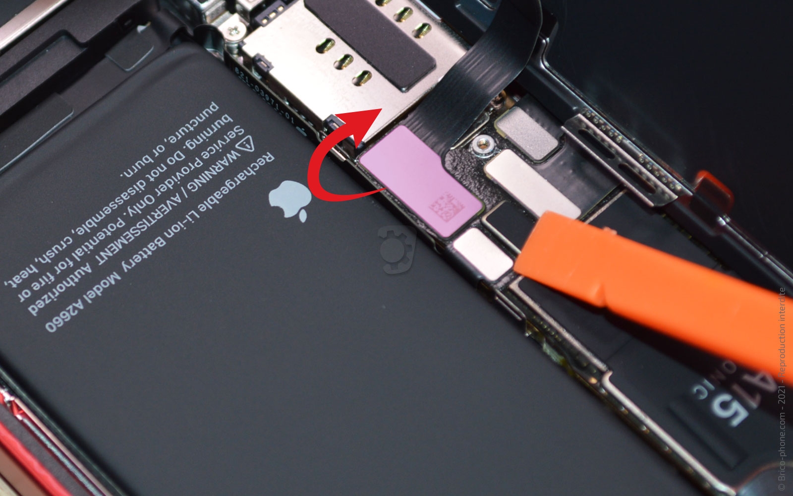 Changement du connecteur de charge sur iPhone 13 Mini photo 2