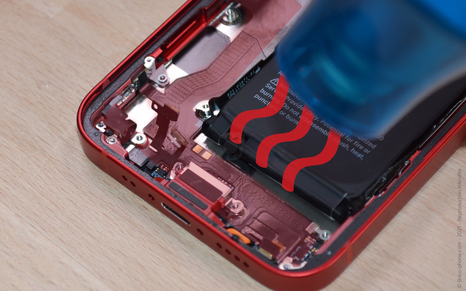 Changement du connecteur de charge sur iPhone 13 Mini photo 1