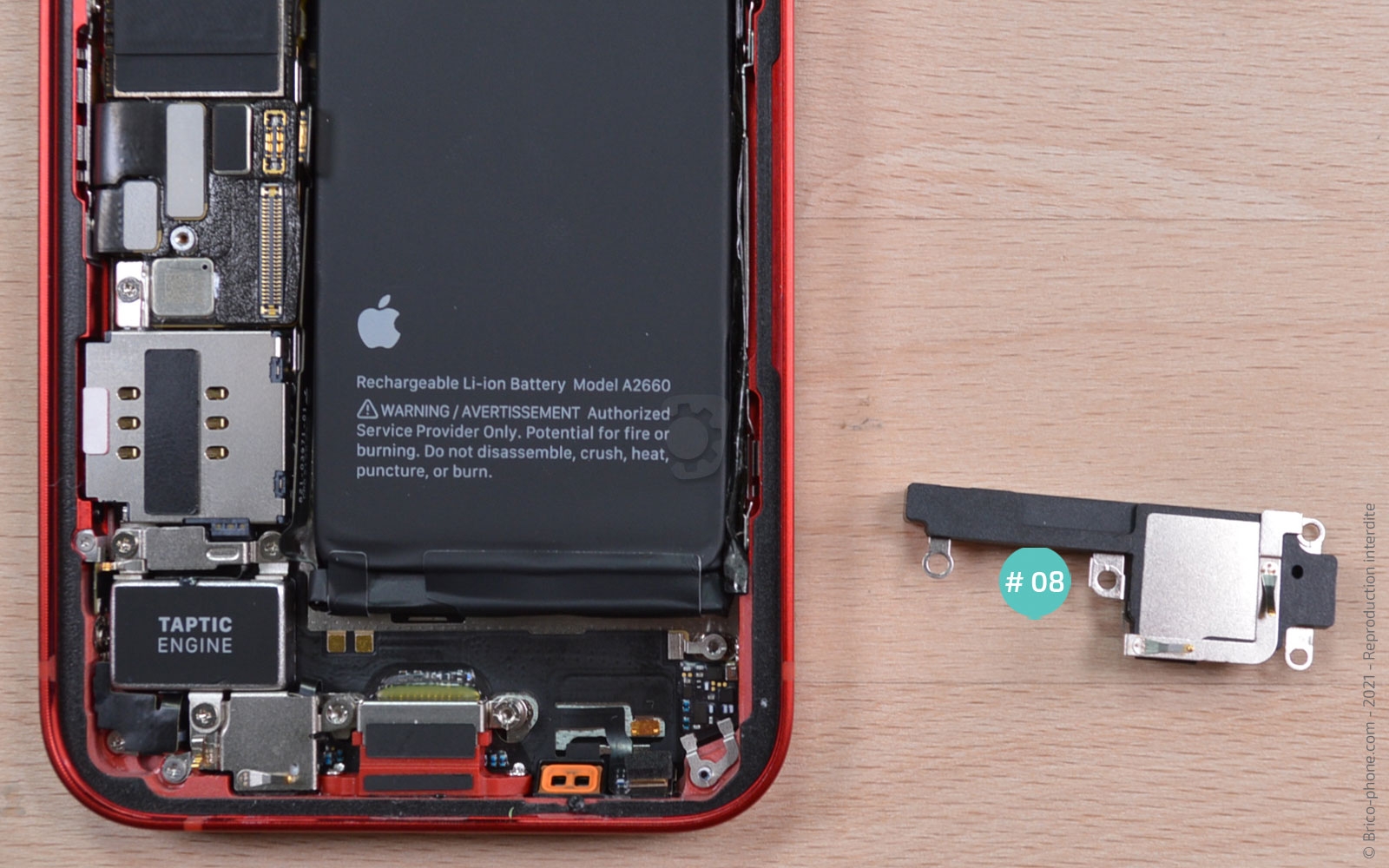 Changement du connecteur de charge sur iPhone 13 Mini photo 3