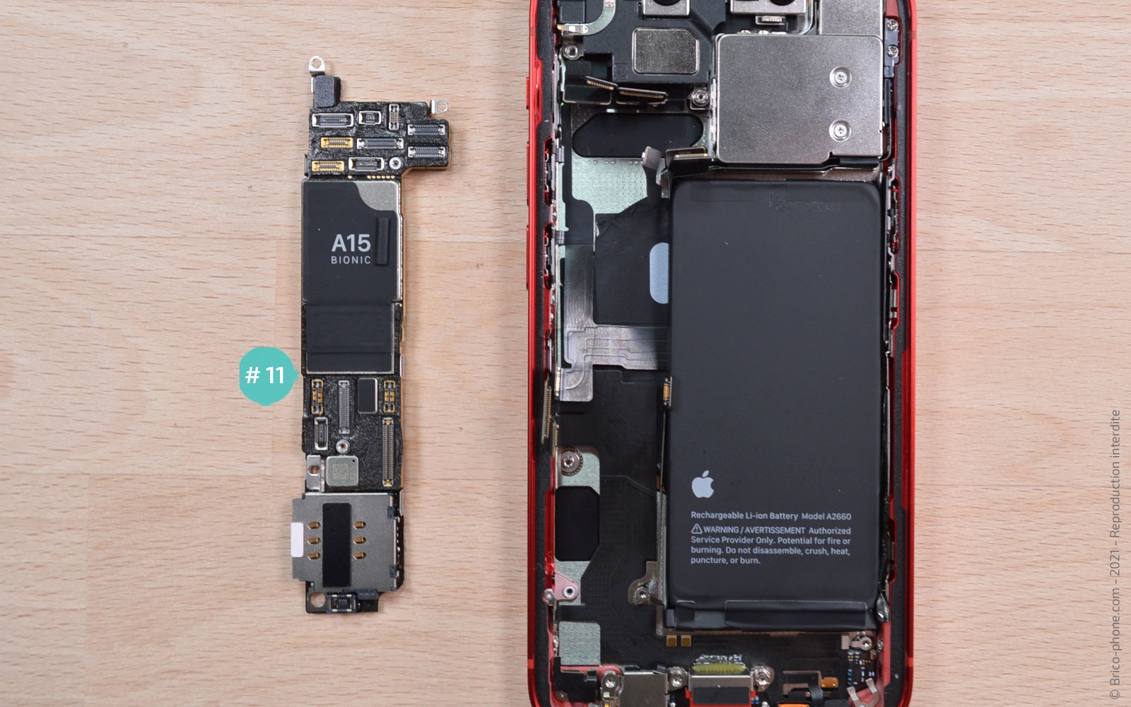 Changement du connecteur de charge sur iPhone 13 Mini photo 4