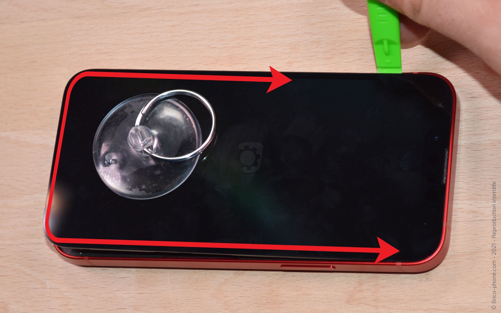 Changement du haut-parleur externe sur iPhone 13 Mini photo 3