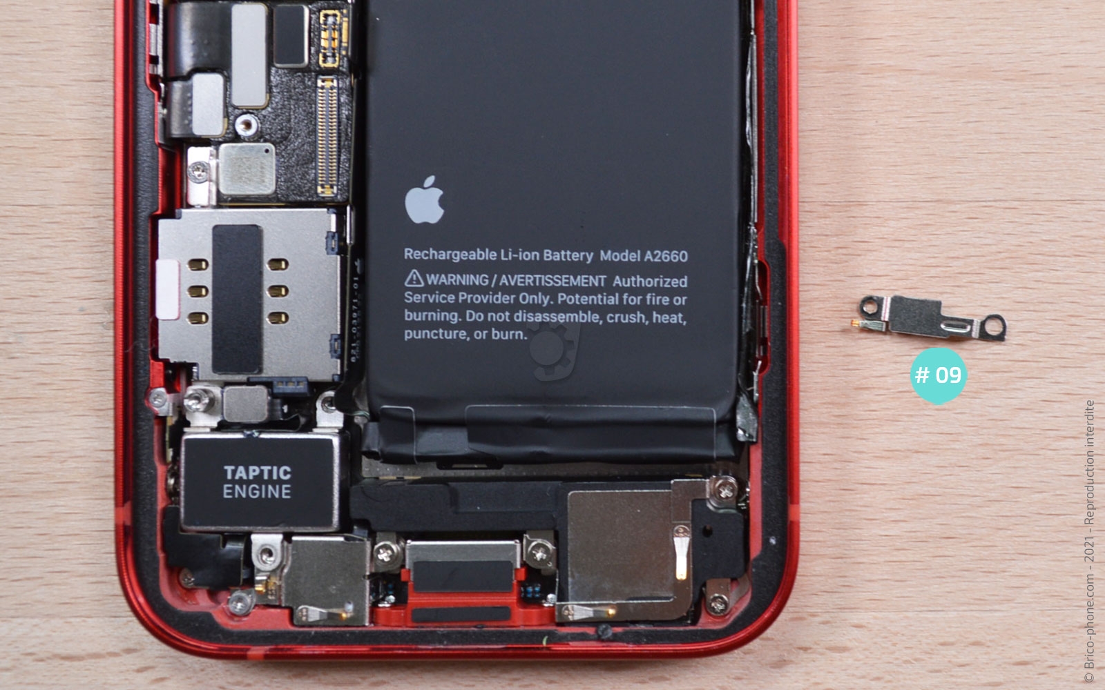 Changement haut-parleur interne et/ou caméra avant sur iPhone 13 Mini photo 3