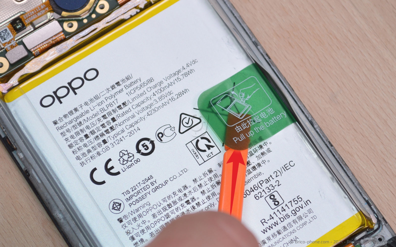 Changement de l'écran (vitre + LCD) sur A15 photo 2