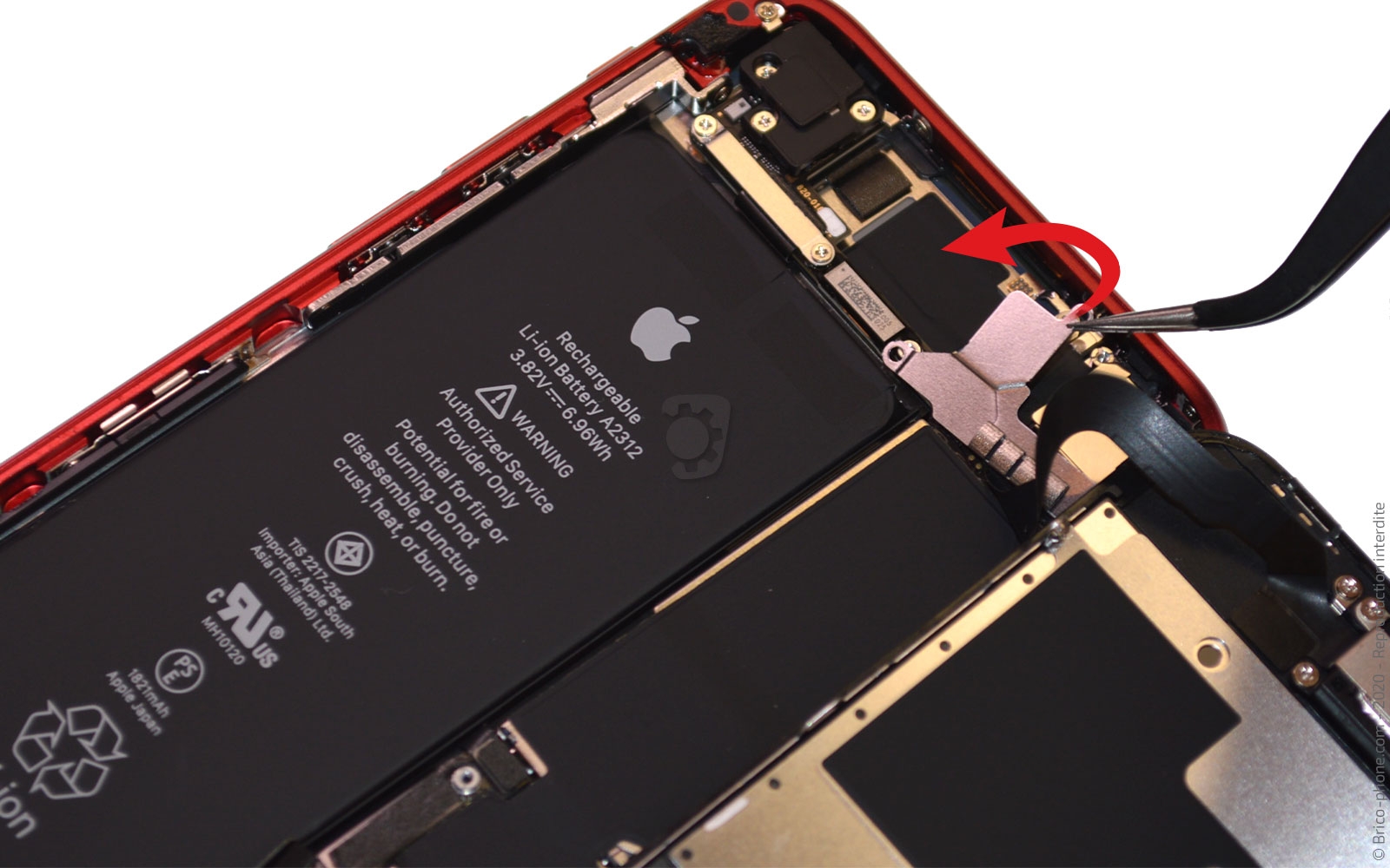 Changement de la coque arrière sur iPhone 8 photo 2