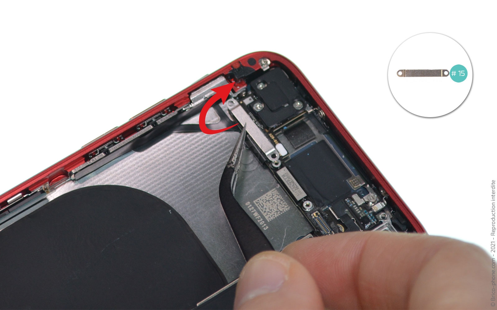 Changement de la coque arrière sur iPhone 8 photo 2