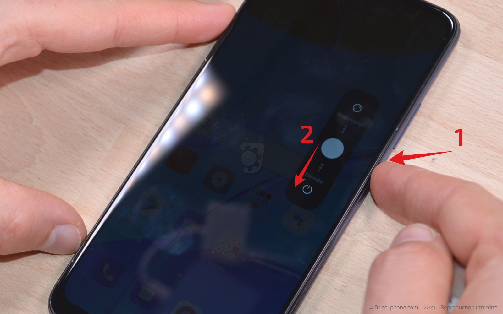 Changement de batterie sur A15 photo 2