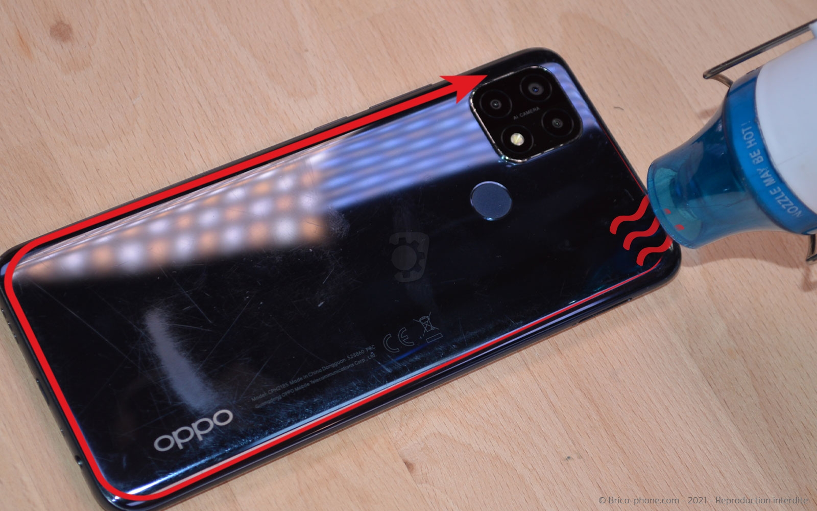 Changement du connecteur de charge sur A15 photo 2