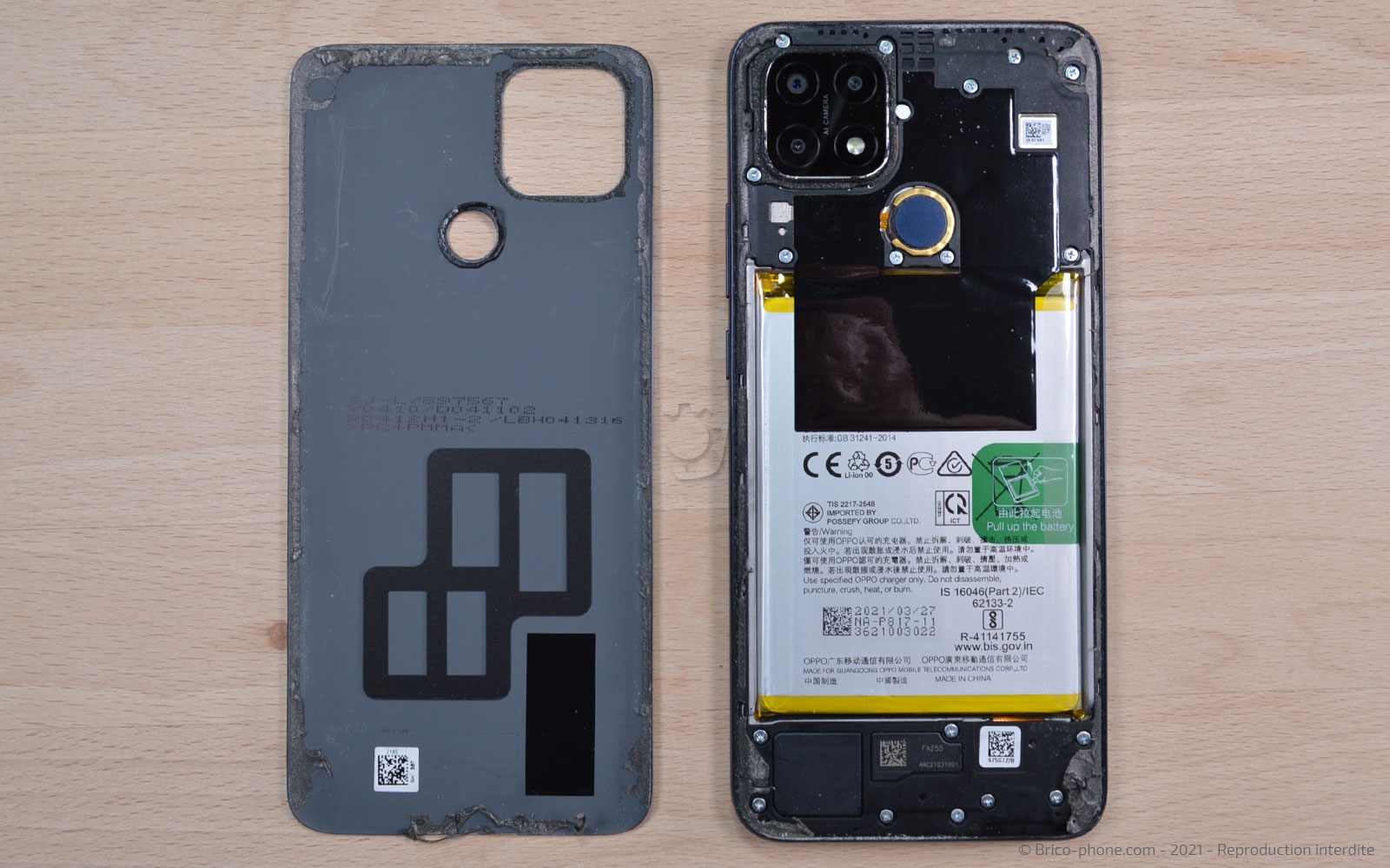 Changement du connecteur de charge sur A15 photo 4