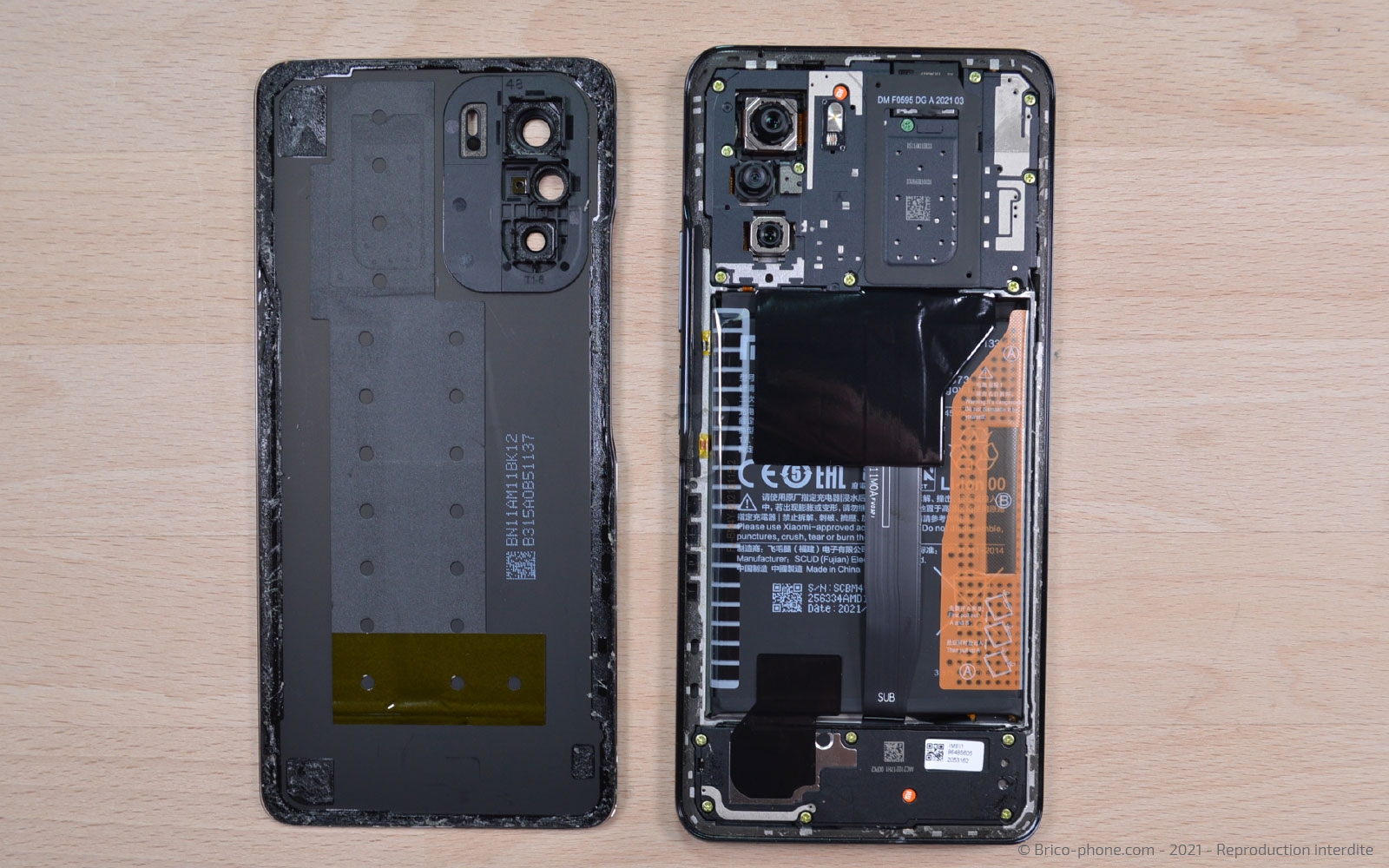 Comment changer la batterie sur Poco F3 photo 4