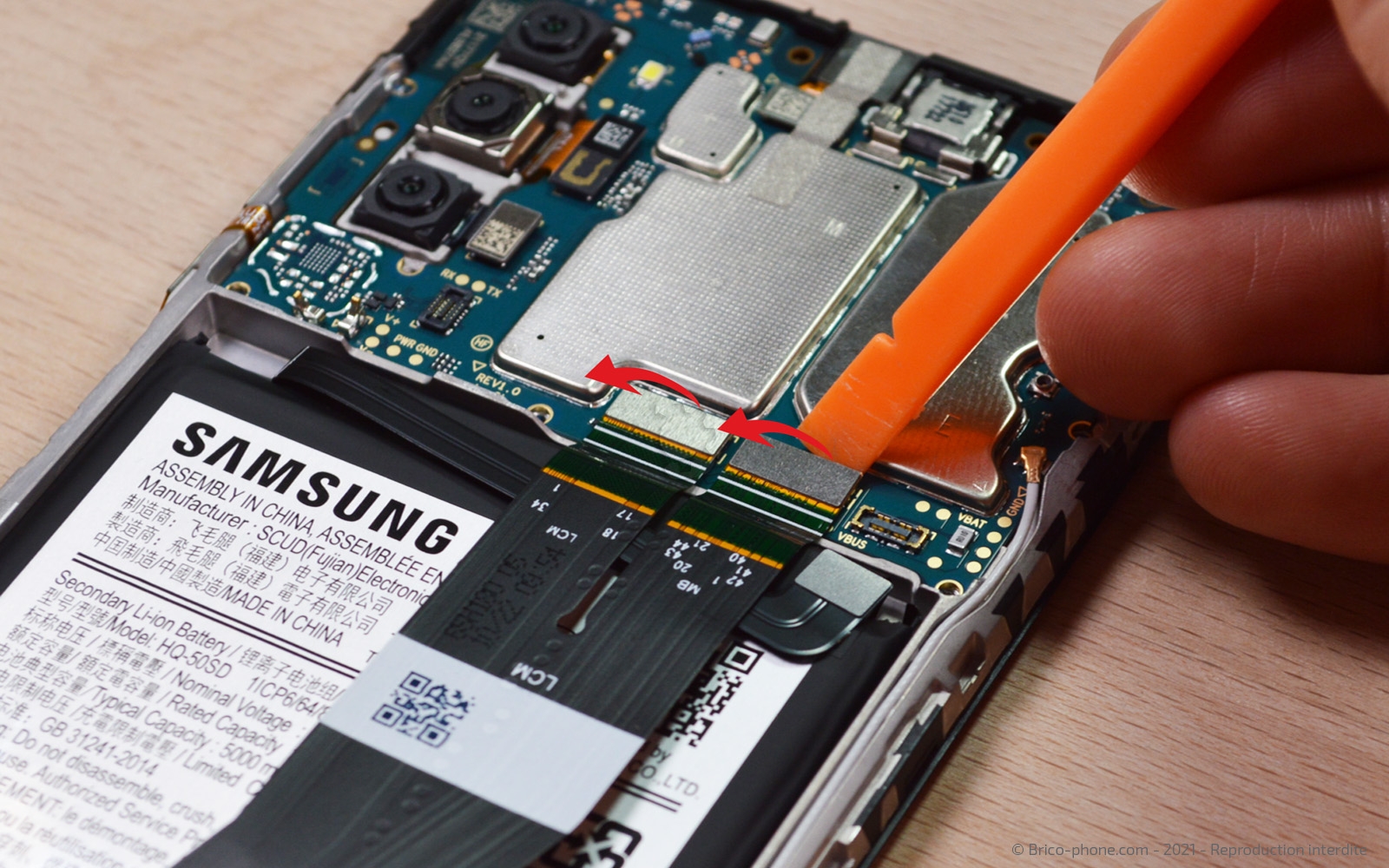 Démontage complet sur Galaxy A03s photo 1