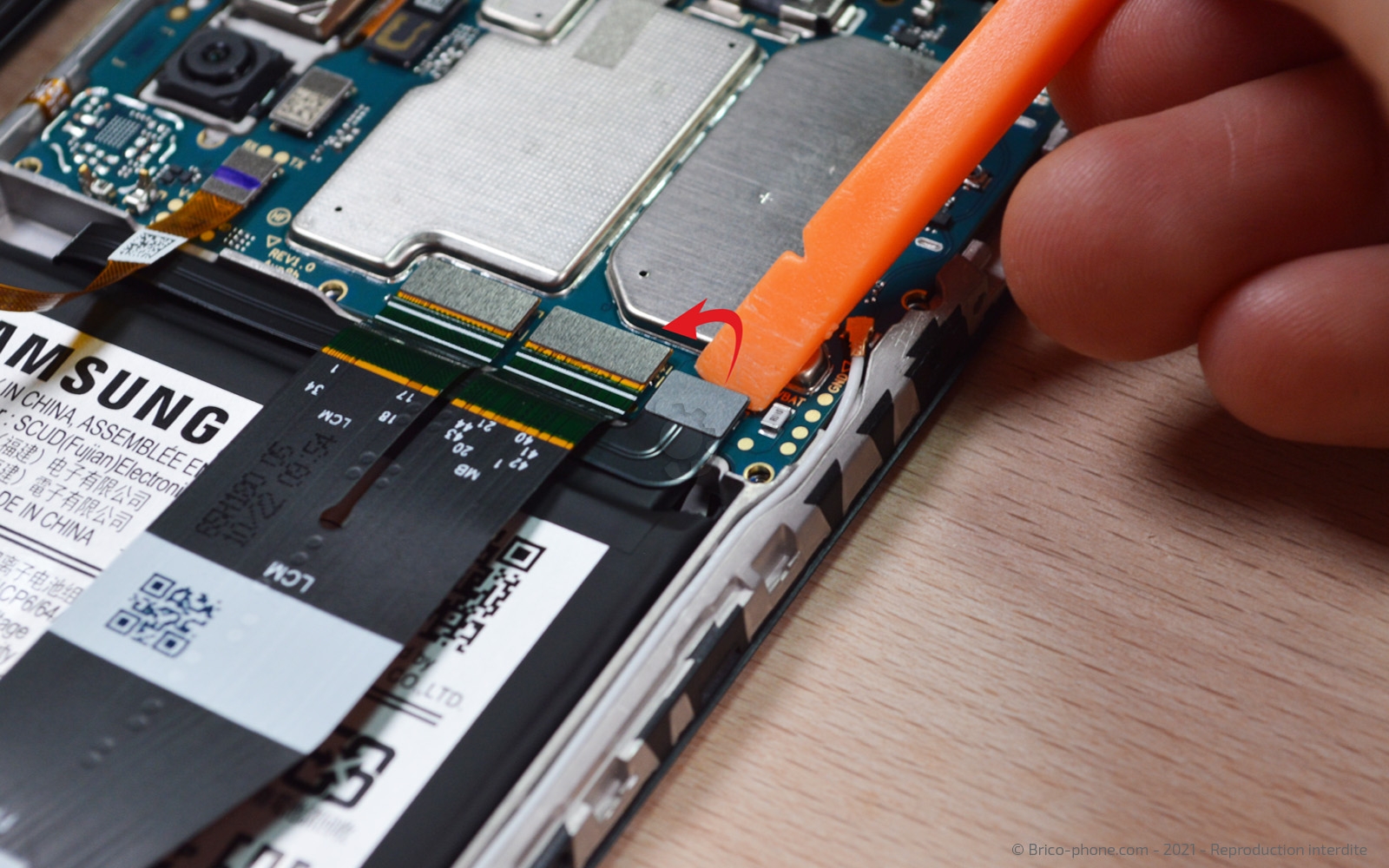 Démontage complet sur Galaxy A03s photo 1