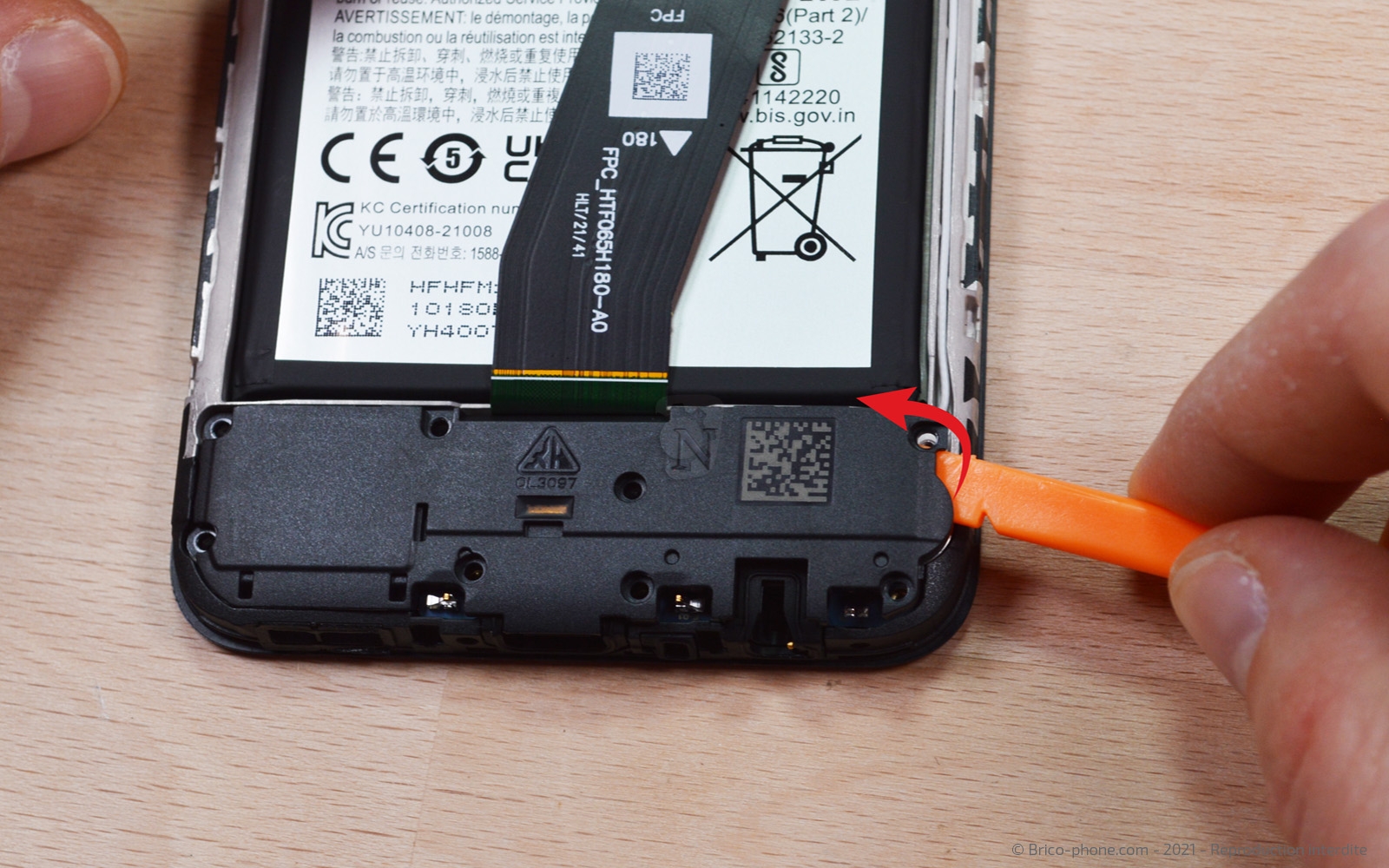 Connecteur de charge sur Galaxy A03s photo 2