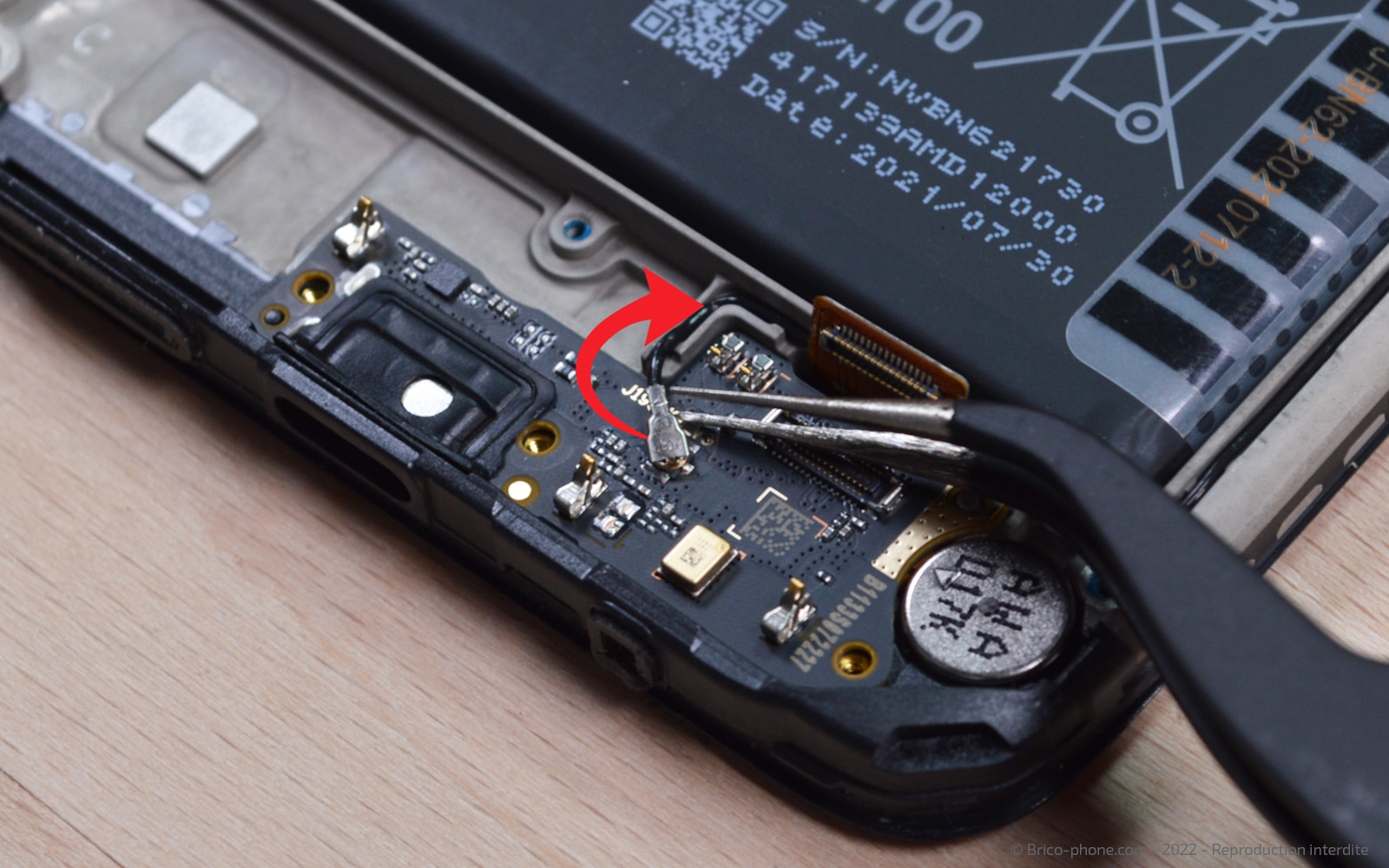 changement du connecteur de charge sur Poco M3 photo 2